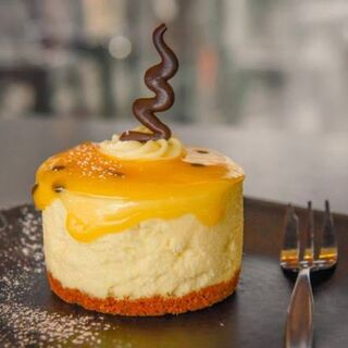 Mango and Passionfruit Cheesecake